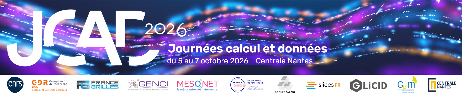 Journées Calcul Données, JCAD2026 : Rencontres scientifiques et techniques du calcul et des données>